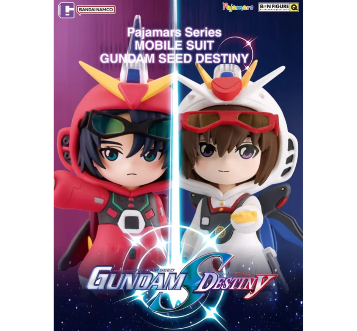 BN Figure Q x Mobile Suit Gundam Seed Destiny Pajamas Series-Single Box (Random)-Bandai Namco-Ace Cards & Collectibles