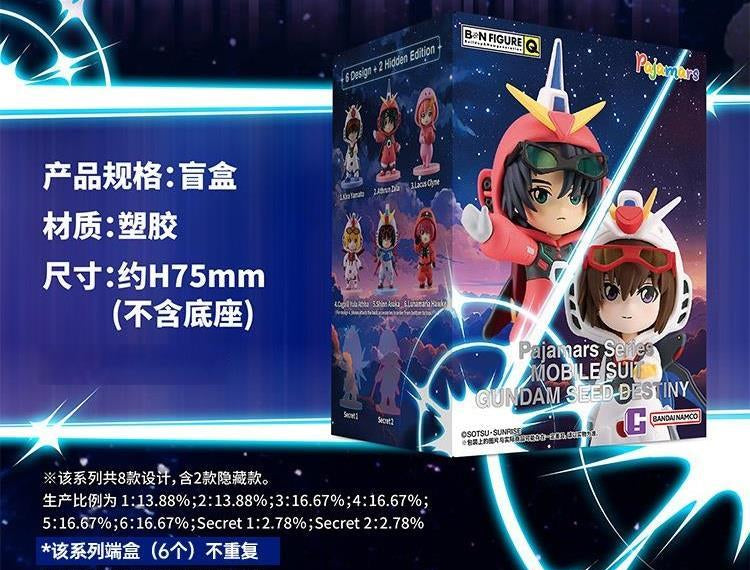 BN Figure Q x Mobile Suit Gundam Seed Destiny Pajamas Series-Single Box (Random)-Bandai Namco-Ace Cards & Collectibles