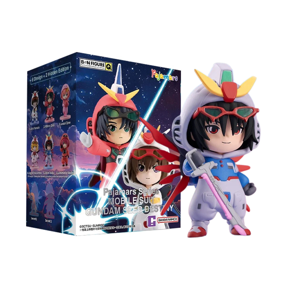 BN Figure Q x Mobile Suit Gundam Seed Destiny Pajamas Series-Single Box (Random)-Bandai Namco-Ace Cards & Collectibles