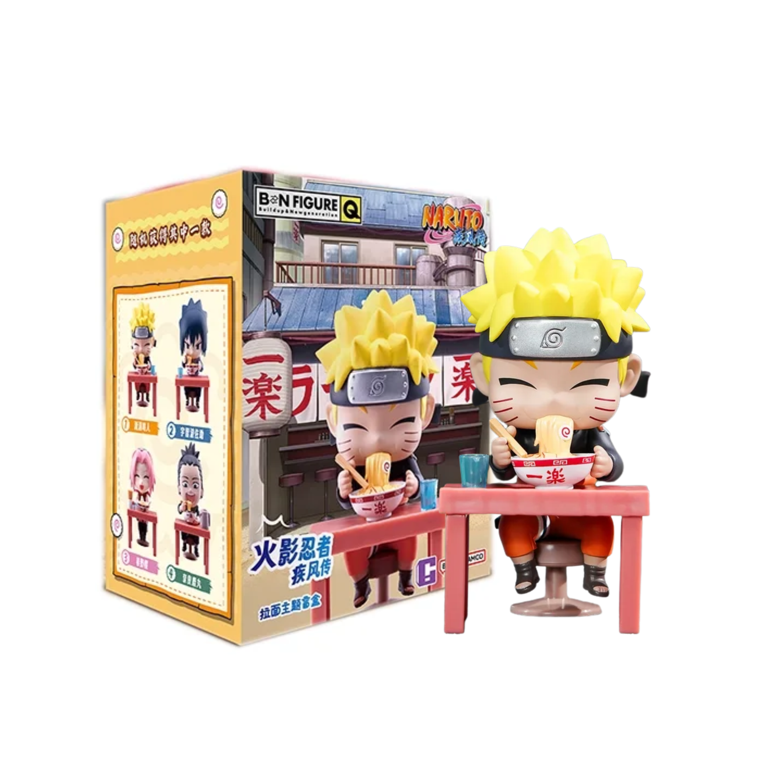 BN Figure Q x Naruto Shippuden Ramen Ver-Single Box (Random)-Bandai Namco-Ace Cards & Collectibles
