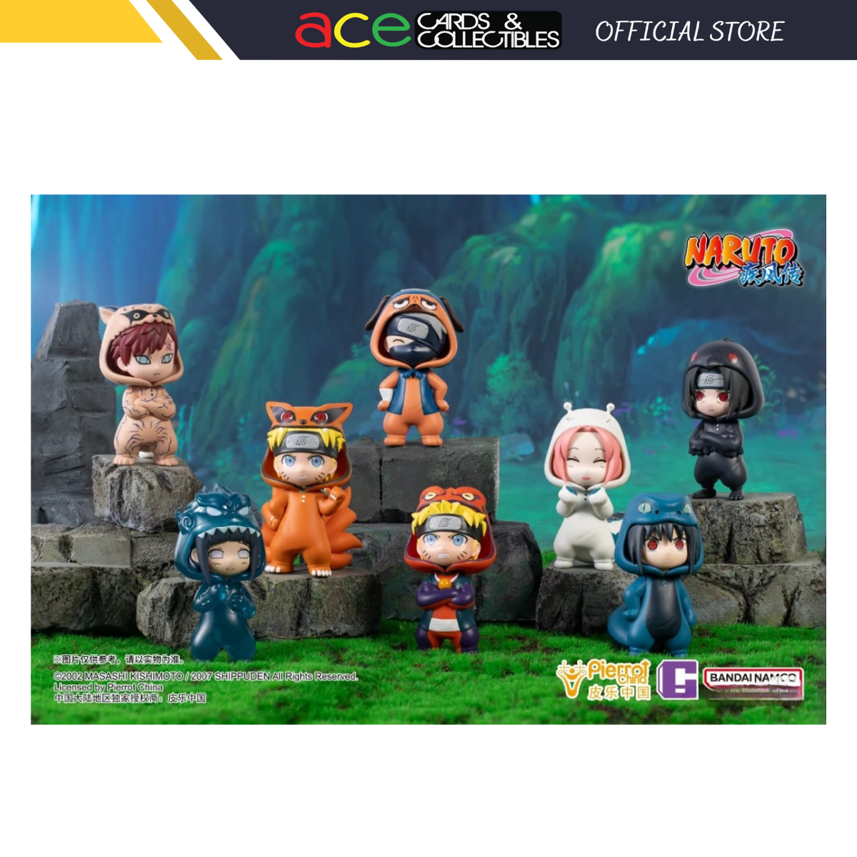 Bandai Namco X BN Figure Q Blind Box Naruto Pyjamas Series-Single Box (Random)-Bandai Namco-Ace Cards & Collectibles