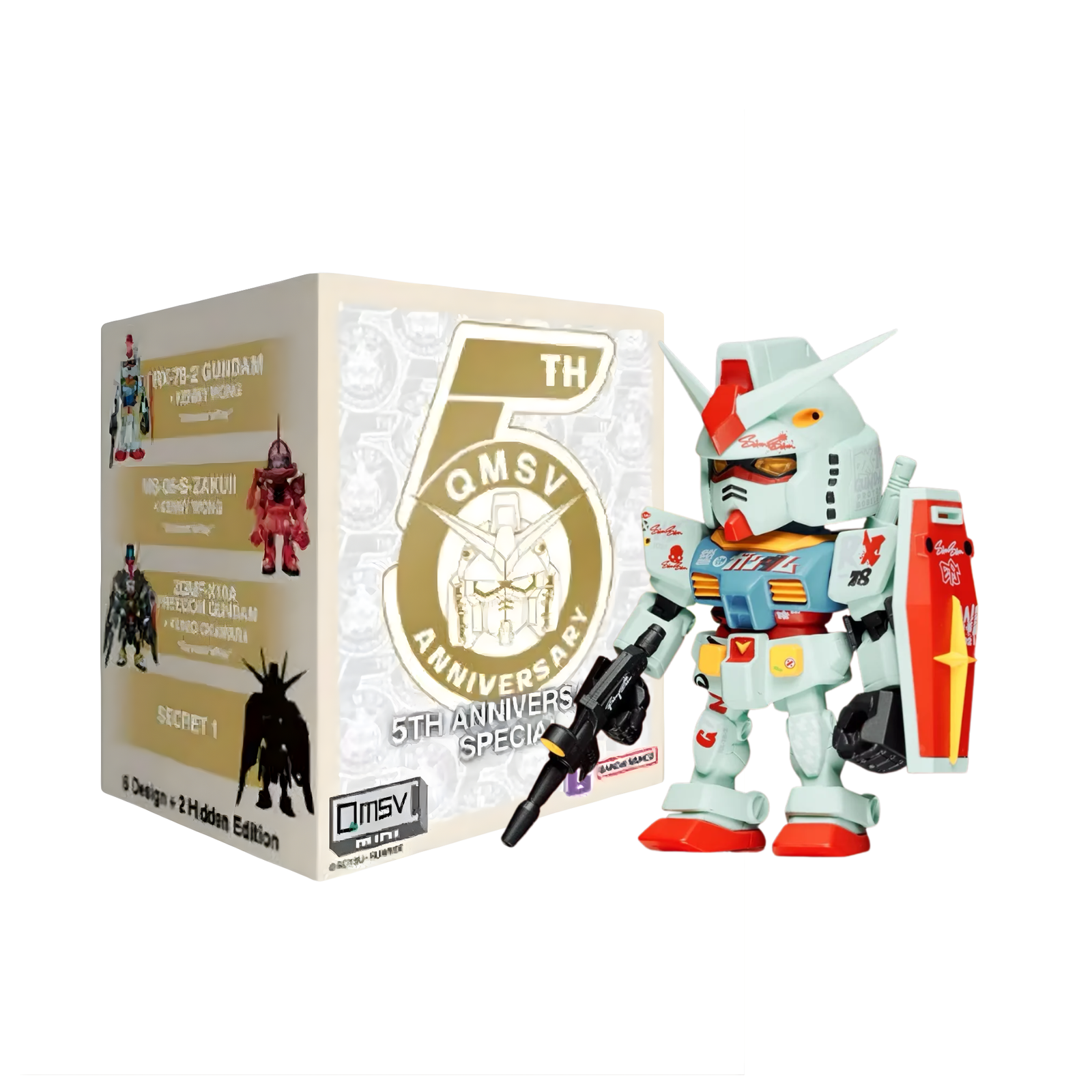 Bandai x QMSV Mini 5th Anniversary Edition Blind Box-Single Box (Random)-Bandai Namco-Ace Cards & Collectibles