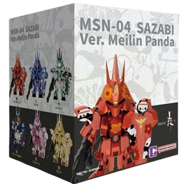 Bandai x QMSV Mini Sazabi Ver. Meilin Panda MSN-04 Blind Box-Single Box (Random)-Bandai Namco-Ace Cards & Collectibles