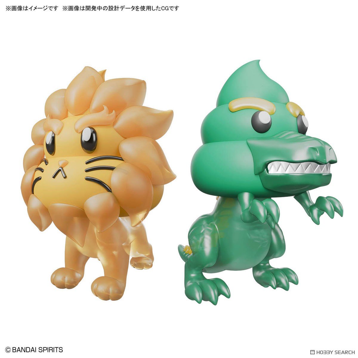 Clay Model Kit "Fighter Unko/ Idol Unchi/ Cyber Warrior Unko/ Tyrannosaurus & Lion"-Fighter Unko-Bandai Namco-Ace Cards & Collectibles