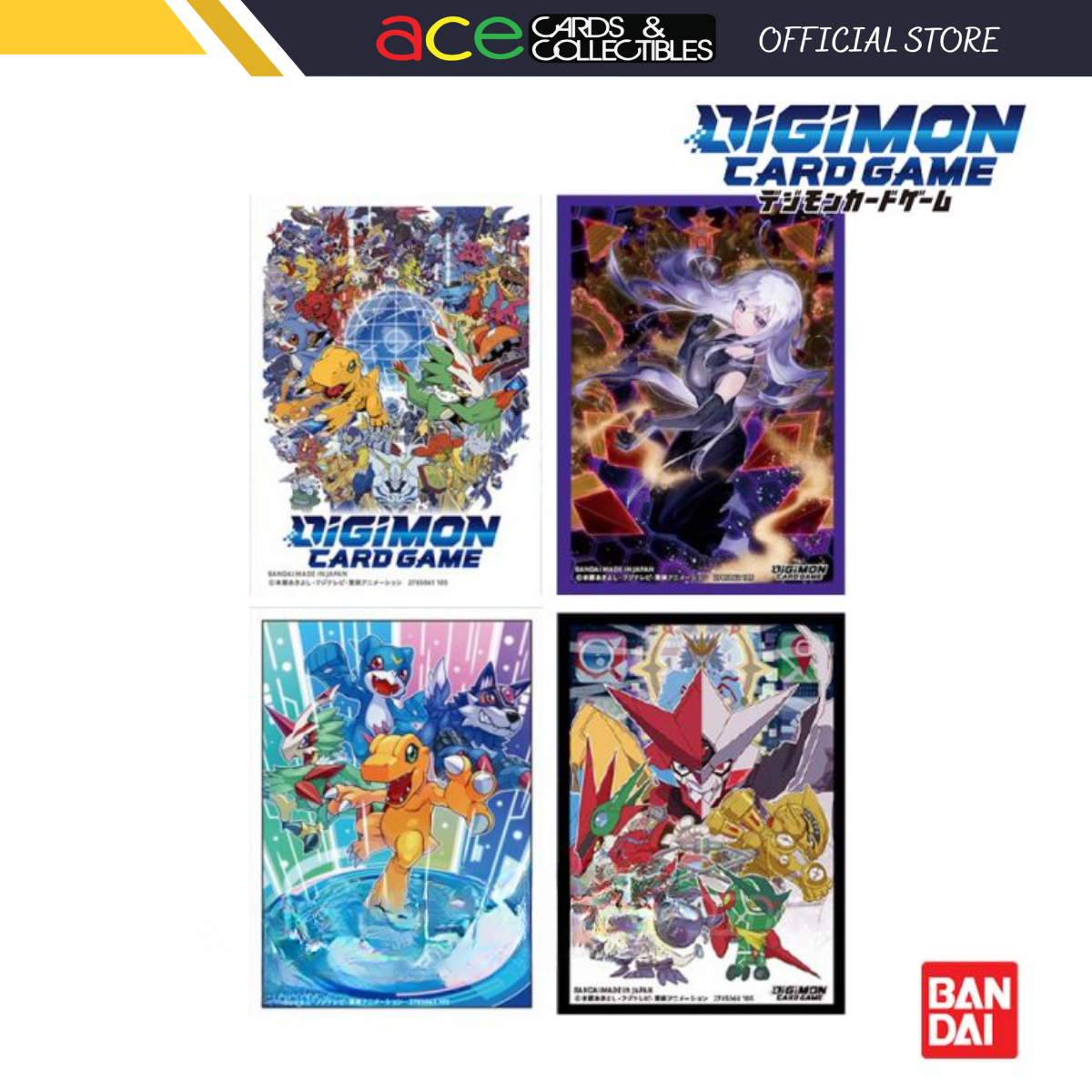 DIGIMON CARD GAME OFFICIAL CARD SLEEVE 2025 Vol.1-CLOSE-Bandai Namco-Ace Cards & Collectibles