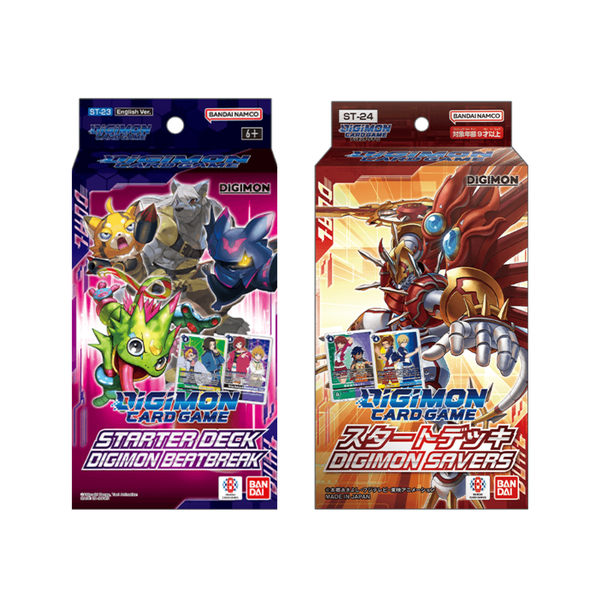 Digimon Card Game Starter Deck Game [ST-23 DIGIMON BEATBREAK / ST-24 DIGIMON SAVERS] (Japanese)-ST-23-Bandai Namco-Ace Cards & Collectibles