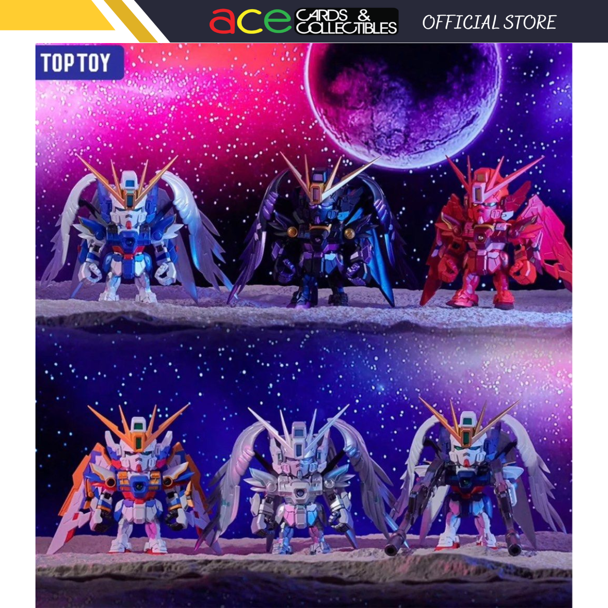 GUNDAM XXXG-00W0 Wing Gundam Zero EW QMSV Mini-Single Box (Random)-Bandai Namco-Ace Cards & Collectibles