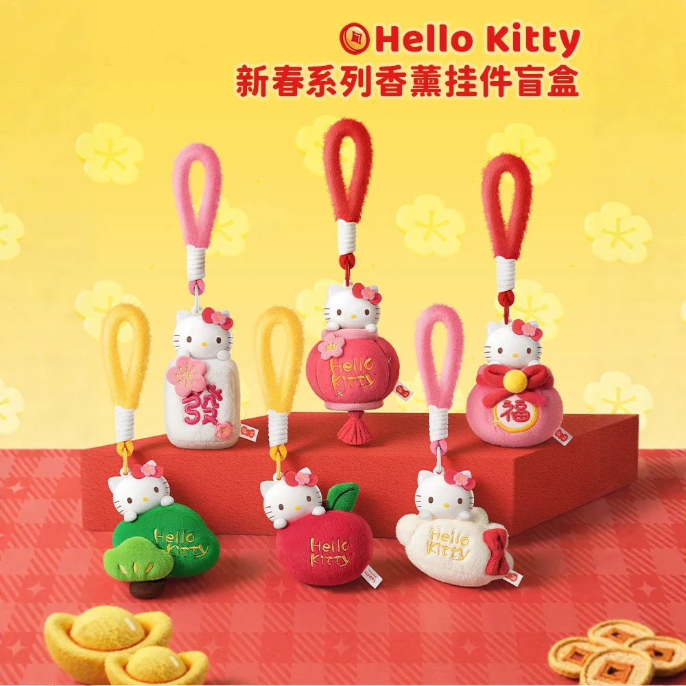 Hello Kitty Chinese New Year Scented Hanging Ornament Blind Box-Single Box (Random)-Bandai Namco-Ace Cards & Collectibles