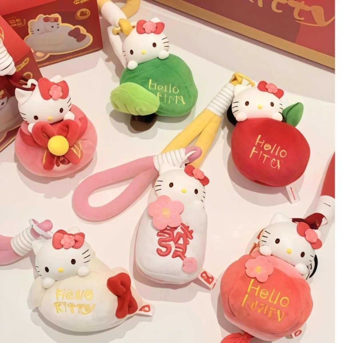 Hello Kitty Chinese New Year Scented Hanging Ornament Blind Box-Single Box (Random)-Bandai Namco-Ace Cards & Collectibles