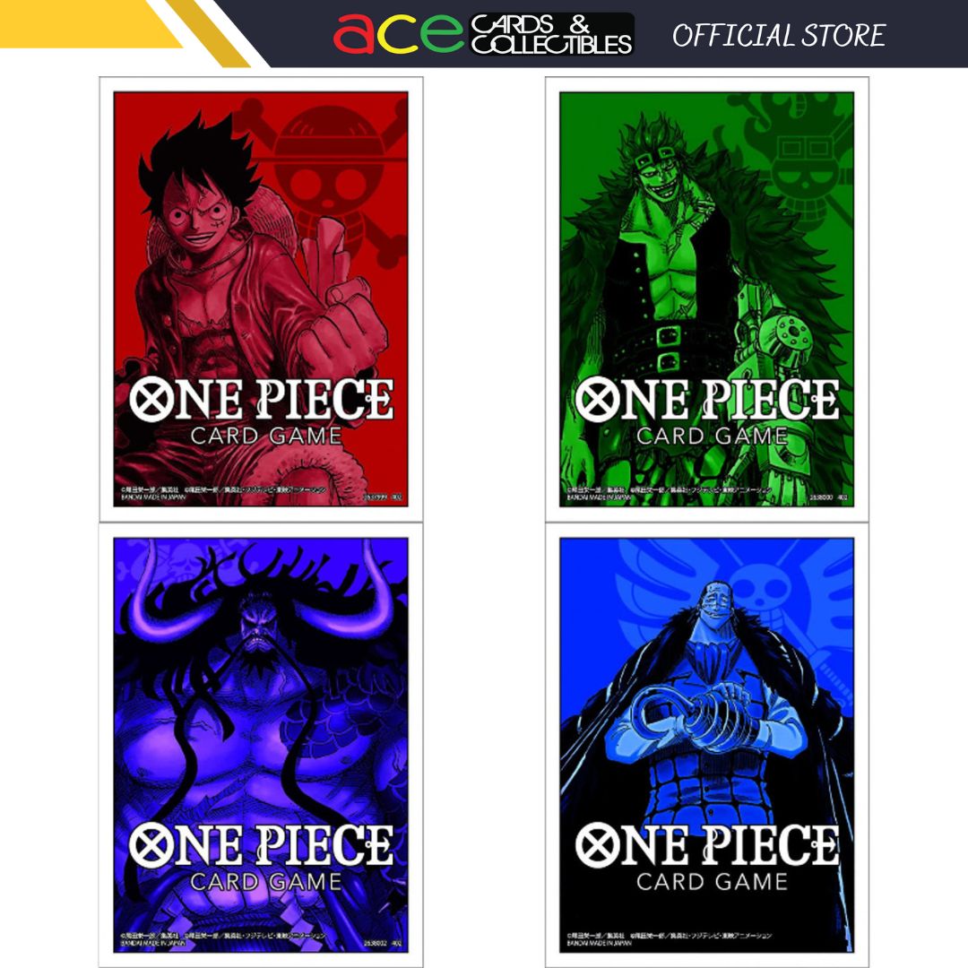 One Piece Card Game Official Card Sleeve Vol.1-Monkey D. Luffy-Bandai Namco-Ace Cards &amp; Collectibles