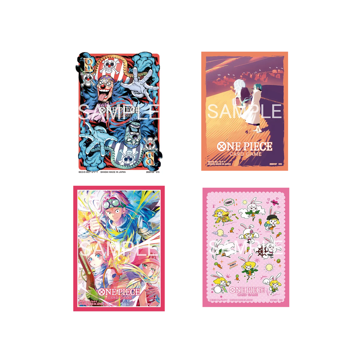 One Piece Card Game Official Card Sleeve Vol.5-Buggy-Bandai Namco-Ace Cards & Collectibles