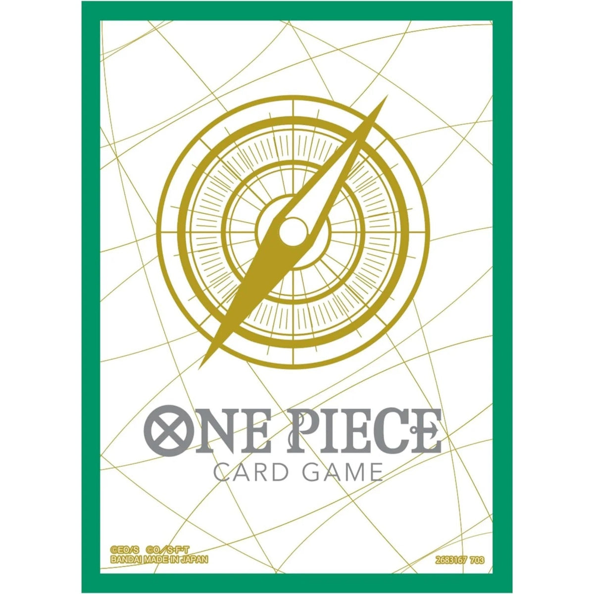 One Piece Card Game Official Card Sleeve Vol.5-Standard Green-Bandai Namco-Ace Cards &amp; Collectibles