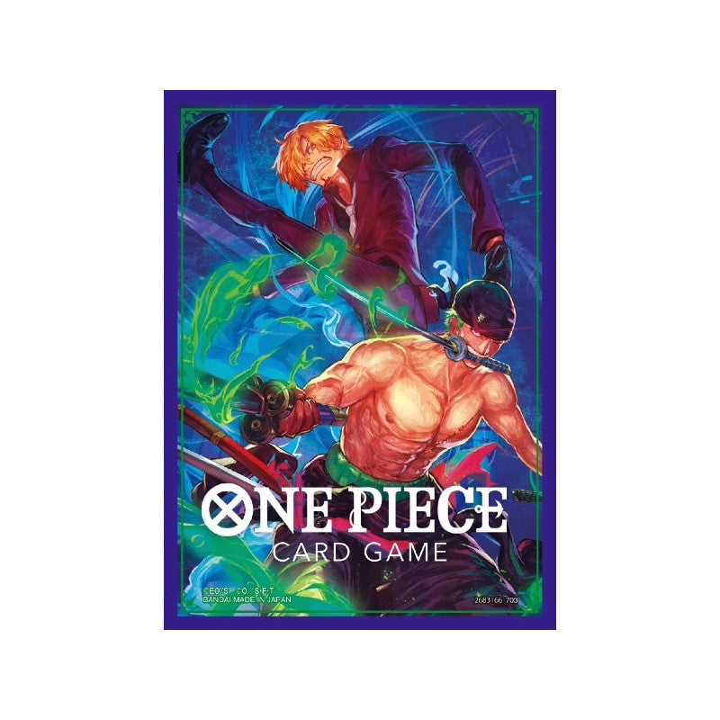 One Piece Card Game Official Card Sleeve Vol.5-Zoro &amp; Sanji-Bandai Namco-Ace Cards &amp; Collectibles