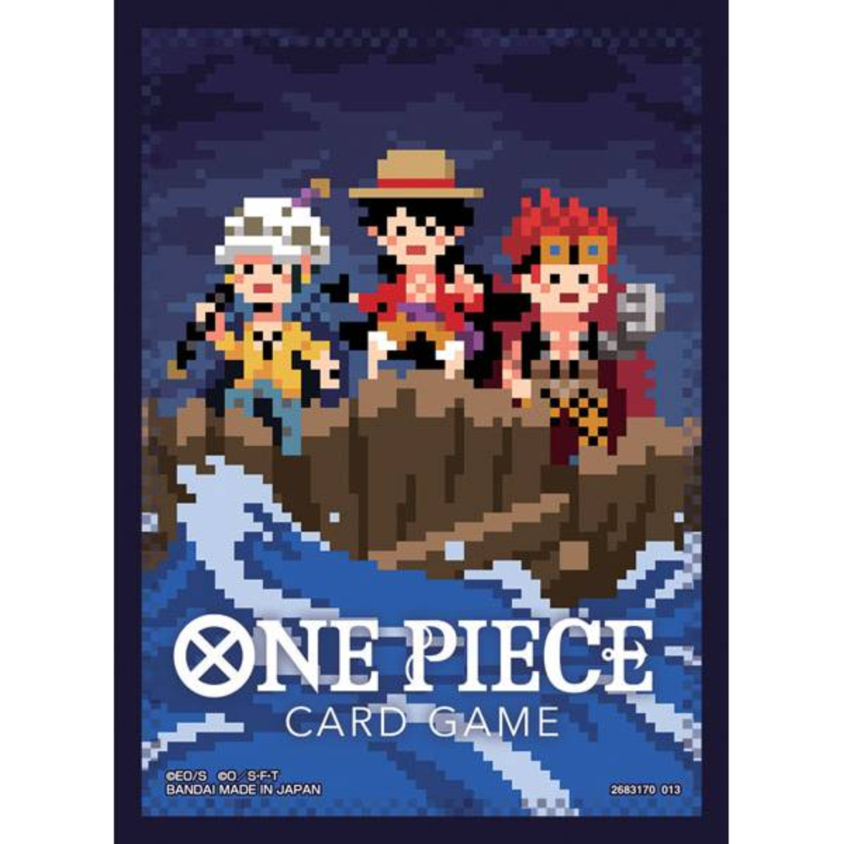 One Piece Card Game Official Card Sleeves 6-The Three Captains-Bandai Namco-Ace Cards &amp; Collectibles