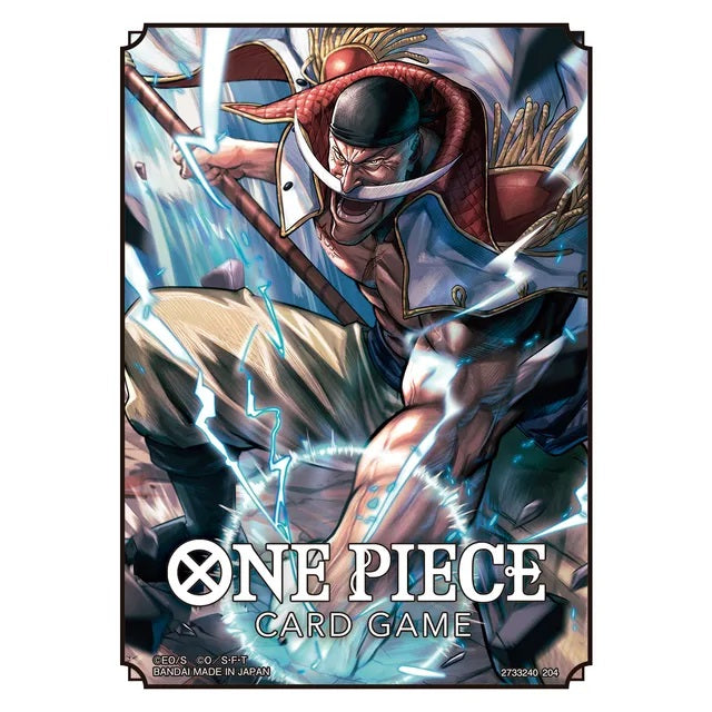 One Piece Card Game Official Card Sleeves 7-White Beard-Bandai Namco-Ace Cards &amp; Collectibles