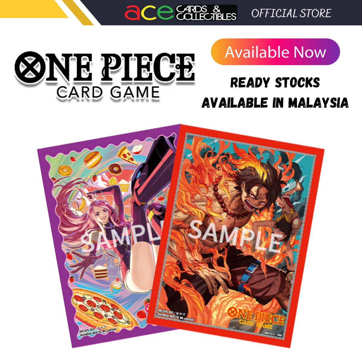 One Piece Card Game Official Card Sleeves Authorized Retailers Edition (Vol.5)-Jewelry Bonney-Bandai Namco-Ace Cards & Collectibles