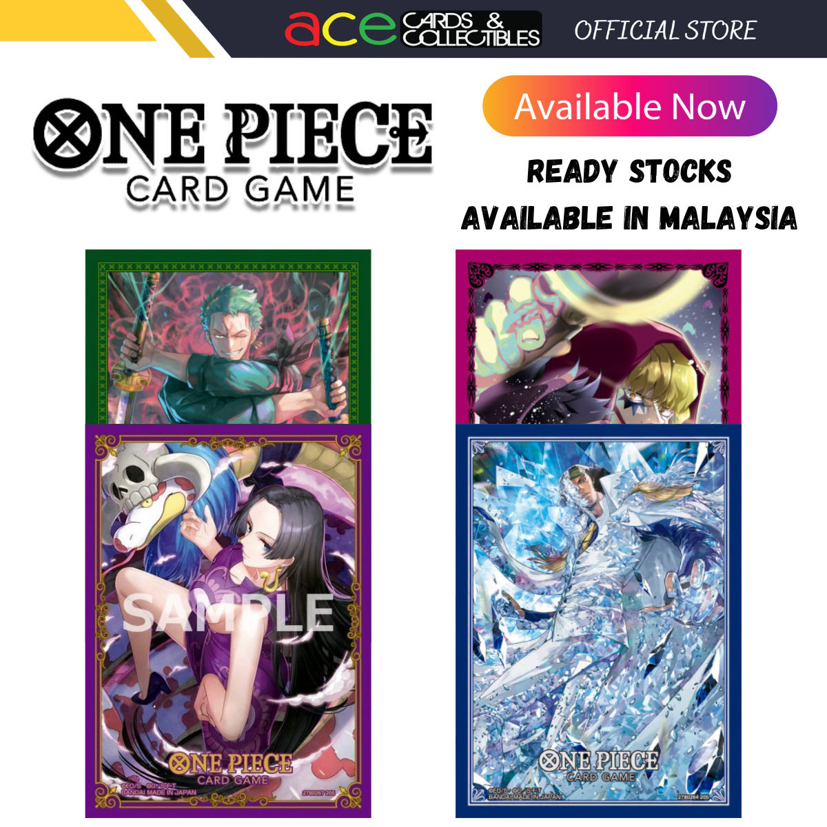 One Piece Card Game Official Card Sleeves Vol. 11-Kuzan-Bandai Namco-Ace Cards & Collectibles