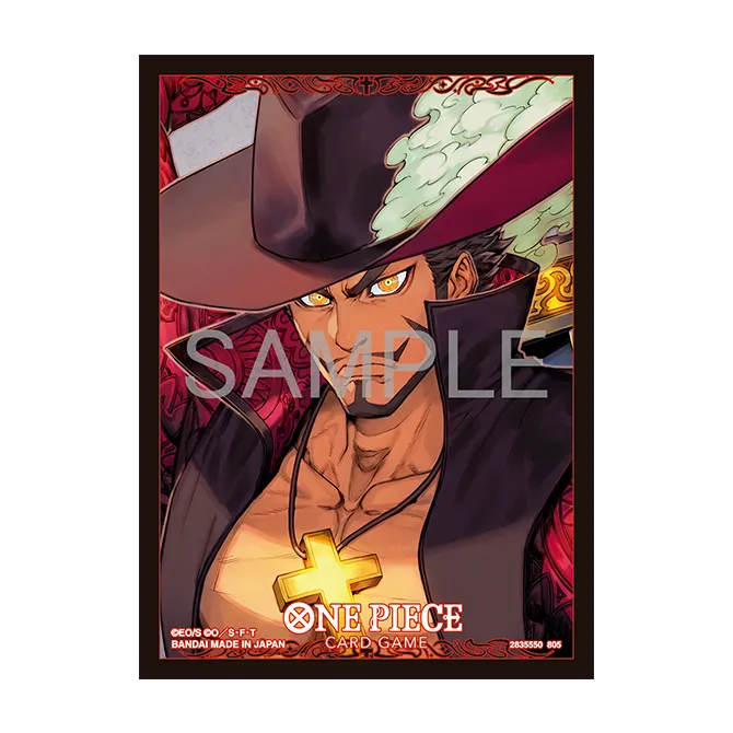 One Piece Card Game Official Card Sleeves Vol. 13-Dracule Mihawk-Bandai Namco-Ace Cards & Collectibles