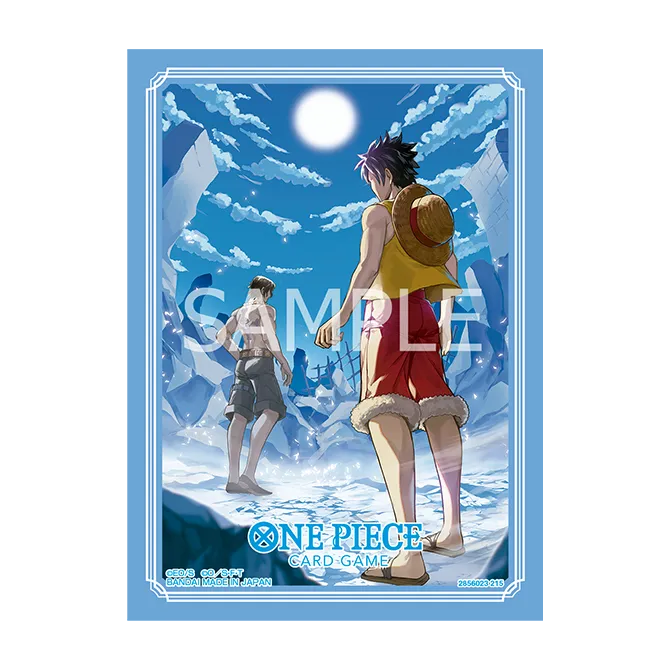 One Piece Card Game Official Card Sleeves Vol. 15-Luffy & Ace-Bandai Namco-Ace Cards & Collectibles