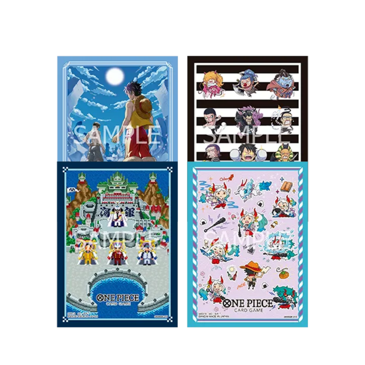 One Piece Card Game Official Card Sleeves Vol. 15-Luffy & Ace-Bandai Namco-Ace Cards & Collectibles