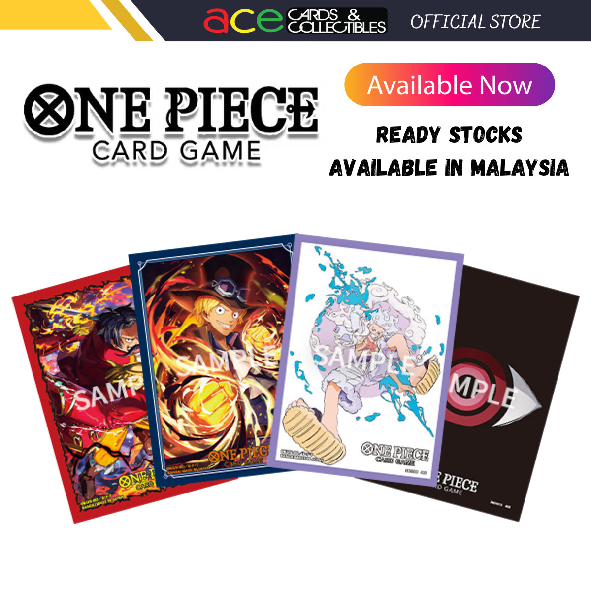 One Piece Card Game Official Deck Sleeves Vol.12-Gol.D.Roger-Bandai Namco-Ace Cards & Collectibles