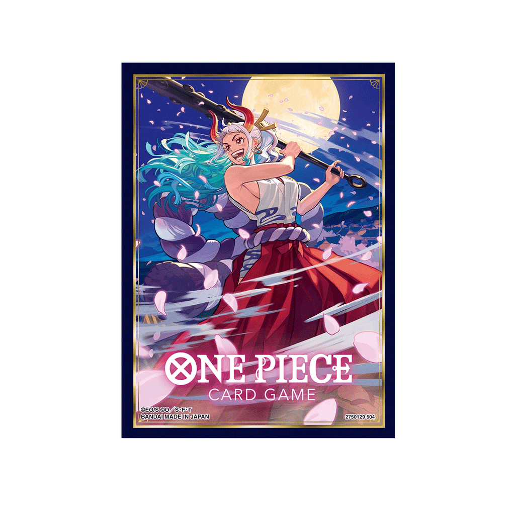 One Piece Card Game Official Deck Sleeves Vol.8-Yamato-Bandai Namco-Ace Cards &amp; Collectibles