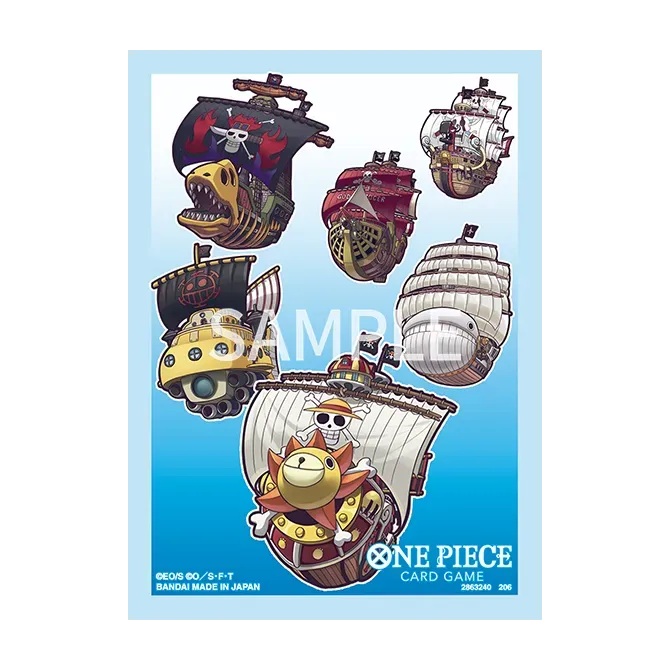 One Piece Card Game Official Limited Card Sleeve Vol.6-Ship Collection-Bandai Namco-Ace Cards & Collectibles