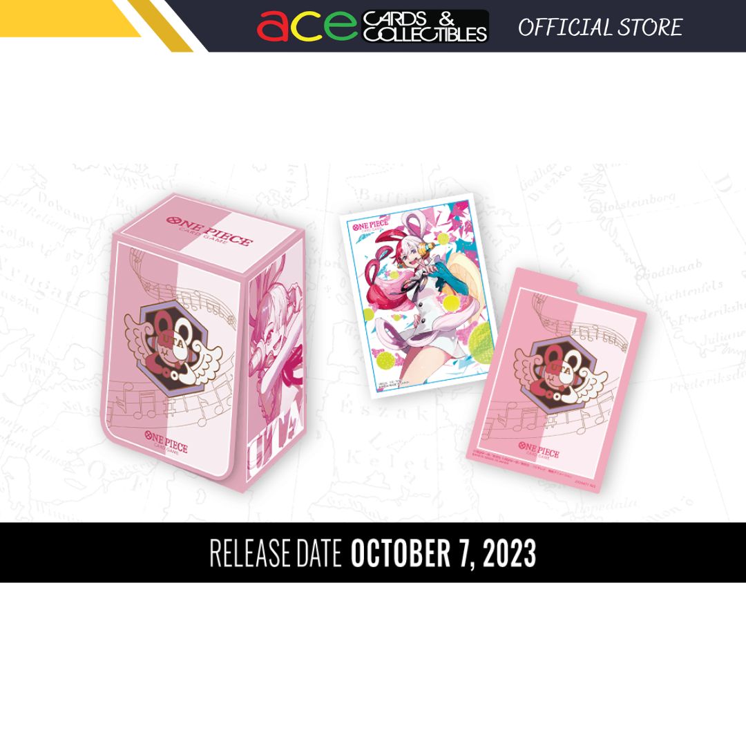 One Piece Card Game Official Sleeve &amp; Card Case &quot;UTA&quot;-Bandai Namco-Ace Cards &amp; Collectibles