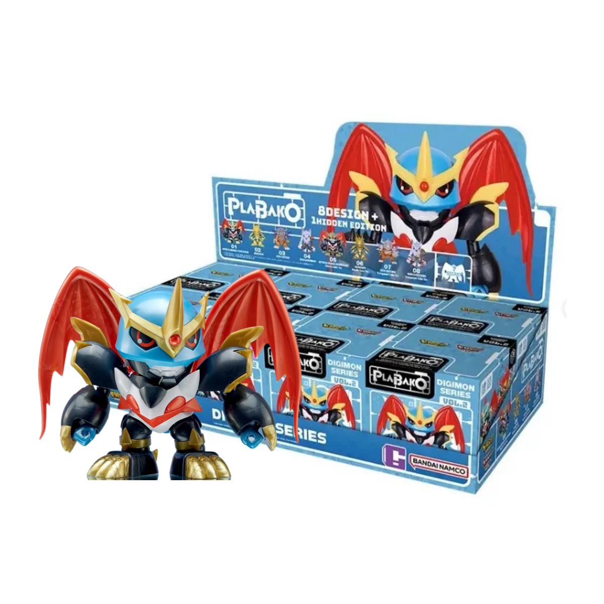 PLABAKO Digimin Adventure VOL.2 Blind Box-Whole Set-Bandai Namco-Ace Cards & Collectibles