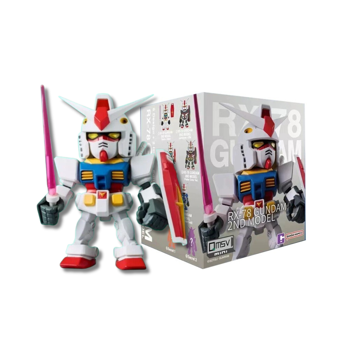 QMSV Mini GUNDAM RX-78 Series 2.0-Single Box (Random)-Bandai Namco-Ace Cards & Collectibles
