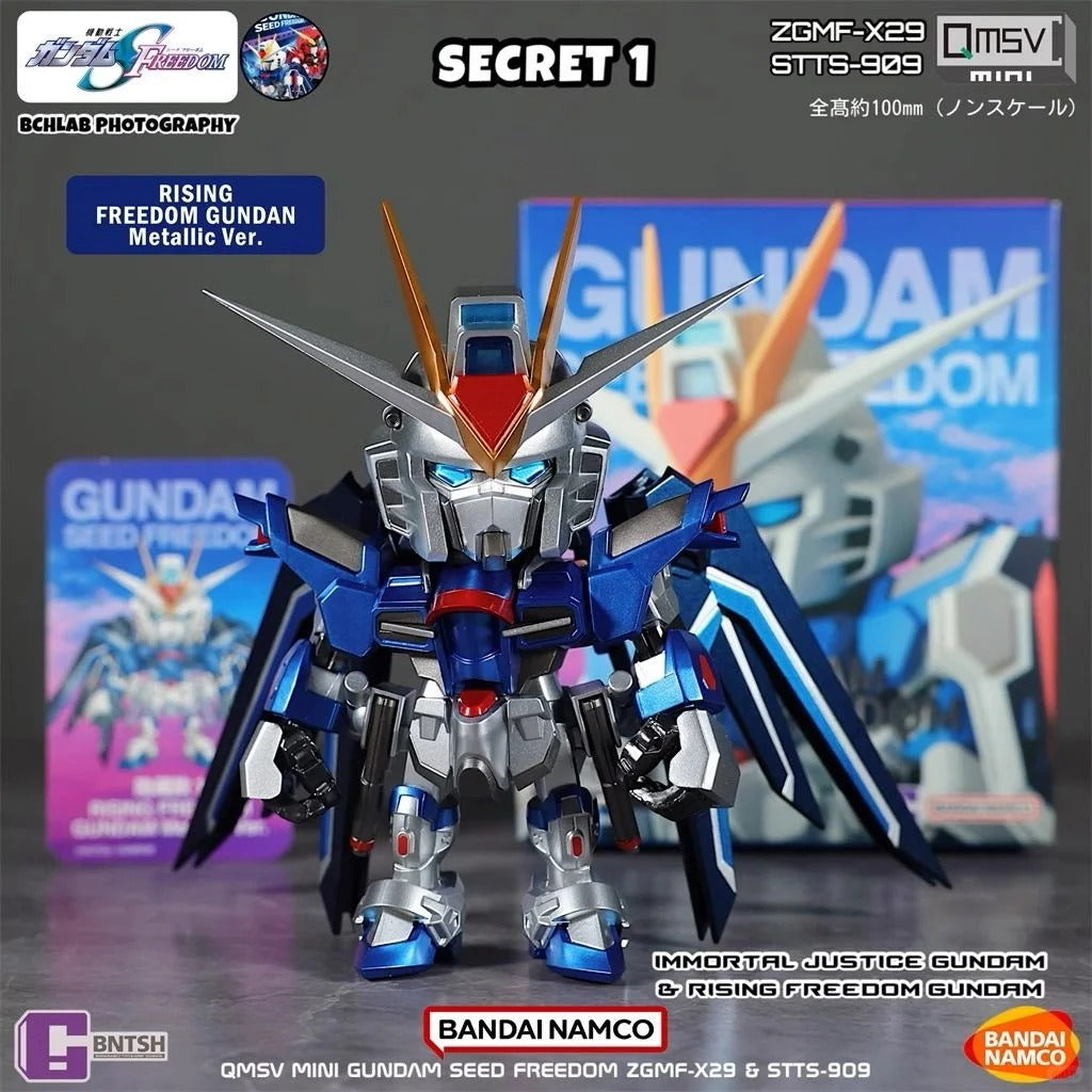 QMSV Mini x Gundam Seed Freedom Blind Box 2.0-Single Box (Random)-Bandai Namco-Ace Cards & Collectibles