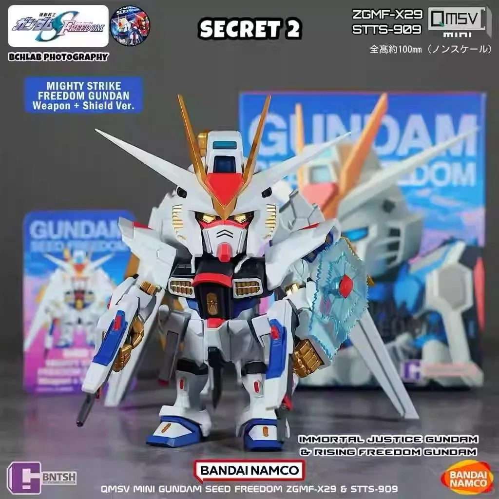 QMSV Mini x Gundam Seed Freedom Blind Box 2.0-Single Box (Random)-Bandai Namco-Ace Cards & Collectibles