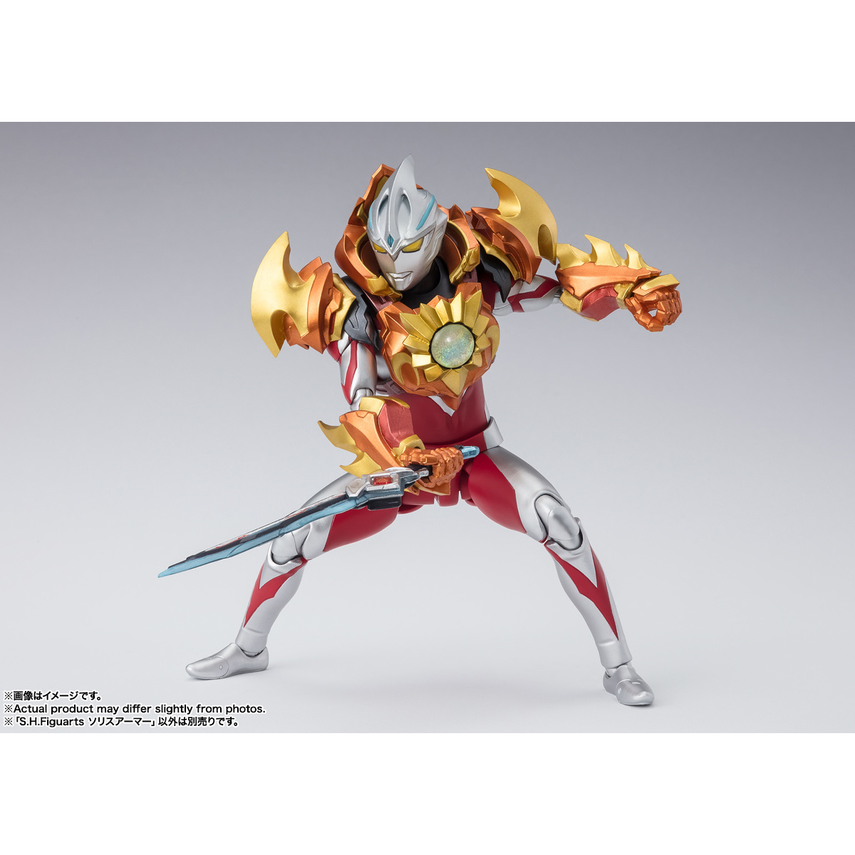 S.H.Figuarts Ultraman Arc Solis Armor-Bandai Namco-Ace Cards &amp; Collectibles