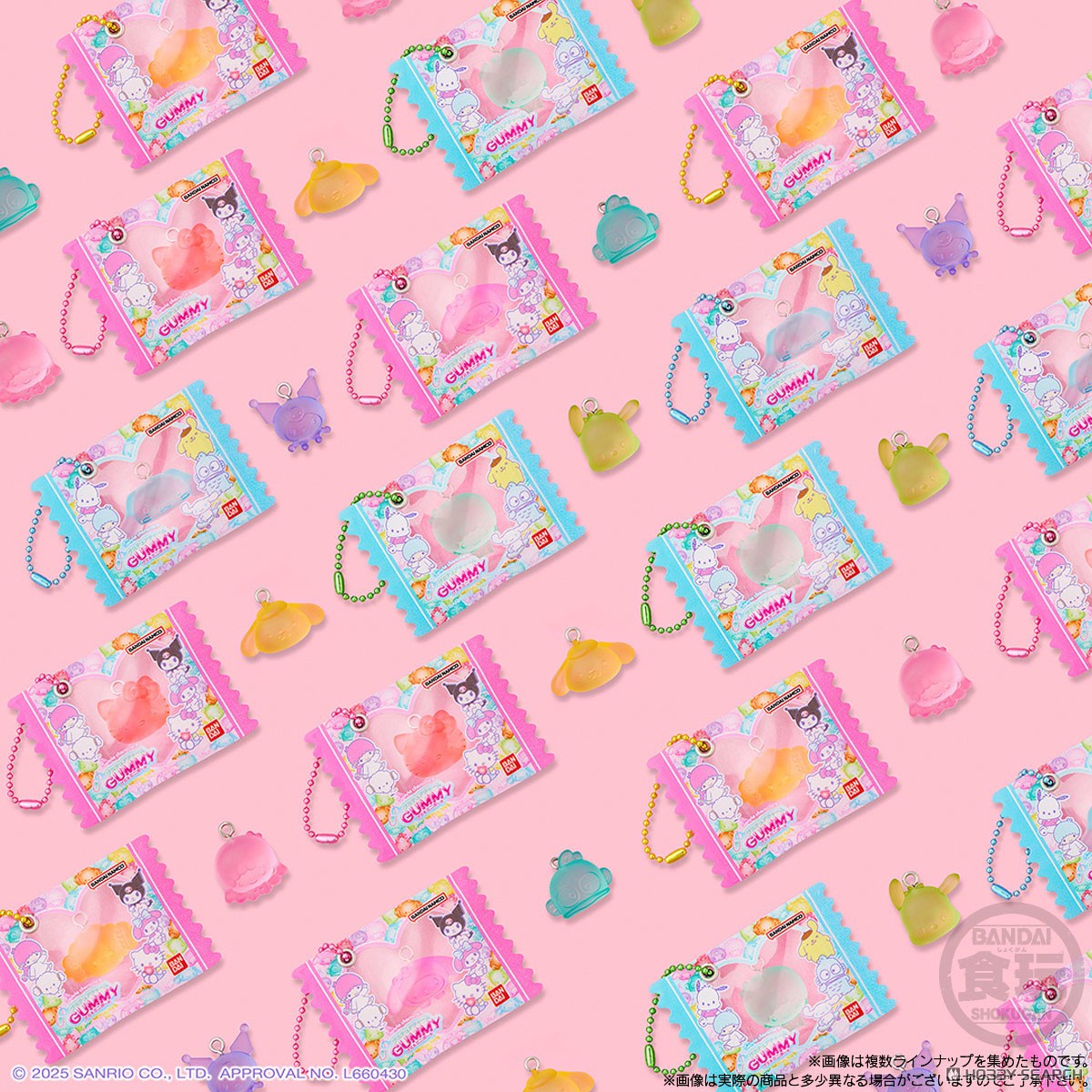 Sanrio Characters Gummi Chewa Charm Cummy & Mini Pouch-Single Box (Random)-Bandai Namco-Ace Cards & Collectibles