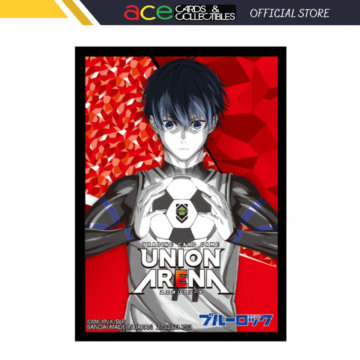 Union Arena Official Sleeve &quot;Blue Lock&quot;-Bandai Namco-Ace Cards &amp; Collectibles
