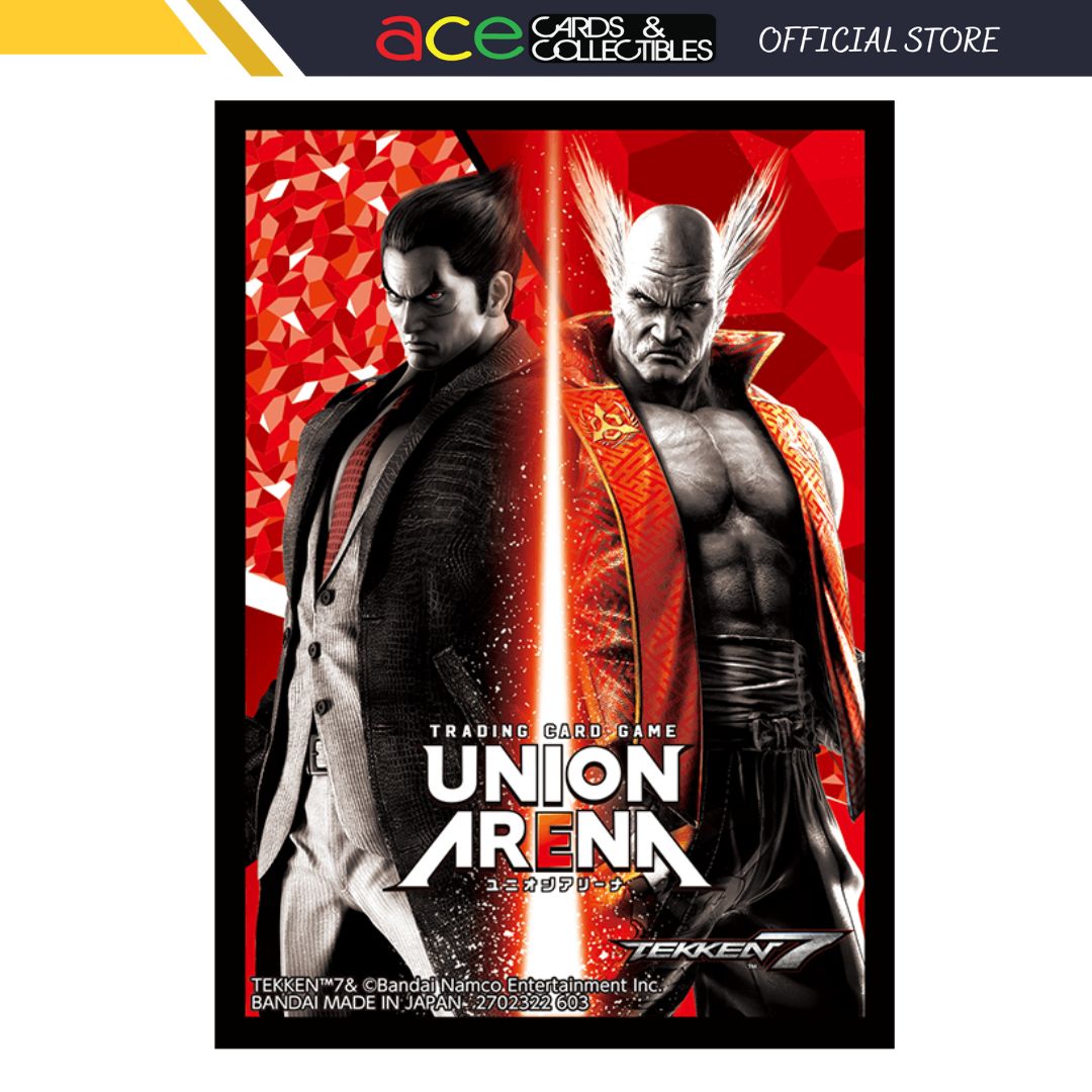Union Arena Official Sleeve &quot;Tekken 7&quot;-Bandai Namco-Ace Cards &amp; Collectibles
