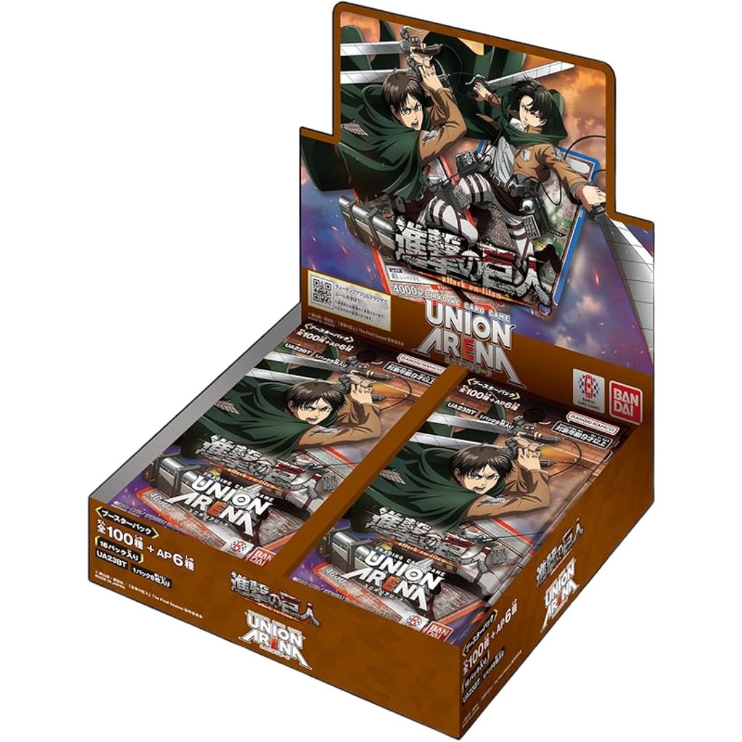 Union Arena TCG Booster &quot;Attack on Titan&quot;-Booster Box (16pcs)-Bandai Namco-Ace Cards &amp; Collectibles