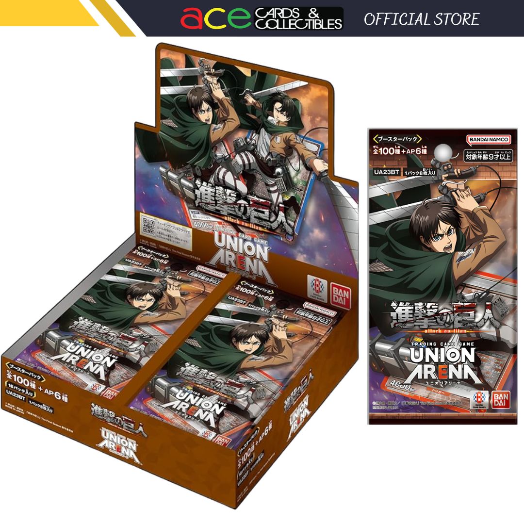 Union Arena TCG Booster &quot;Attack on Titan&quot;-Booster Pack-Bandai Namco-Ace Cards &amp; Collectibles