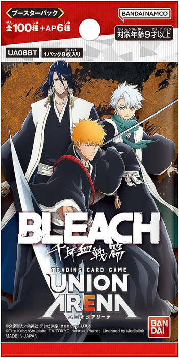 Union Arena TCG Booster &quot;Bleach: Thousand Year Blood War&quot;-Booster Pack-Bandai Namco-Ace Cards &amp; Collectibles