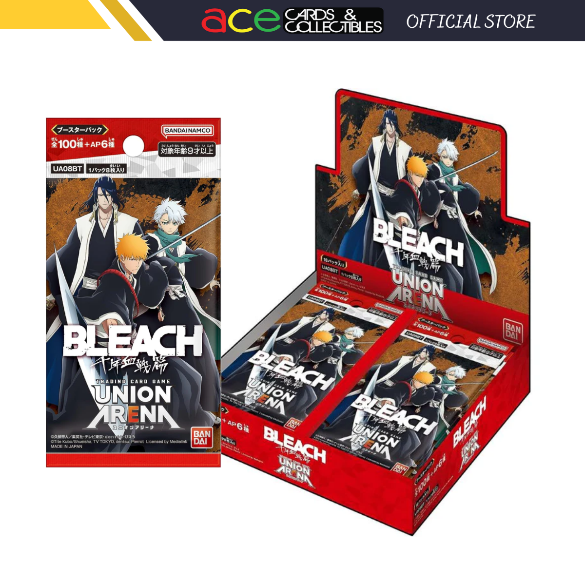Union Arena TCG Booster "Bleach: Thousand Year Blood War"-Booster Pack-Bandai Namco-Ace Cards & Collectibles