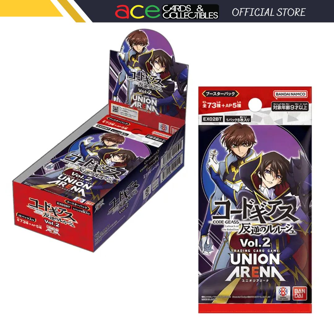 Union Arena TCG Booster &quot;Code Geass Vol.2&quot;-Booster Box (12pcs)-Bandai Namco-Ace Cards &amp; Collectibles