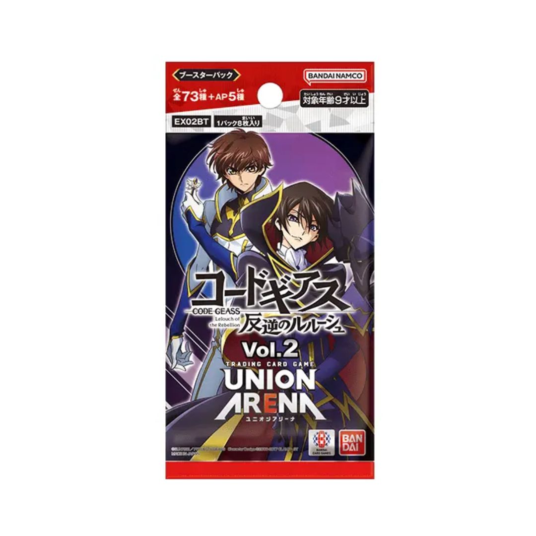 Union Arena TCG Booster "Code Geass Vol.2" - Ace Cards Sdn Bhd Union Arena TCG Booster "Code Geass Vol.2" - Ace Cards Sdn Bhd