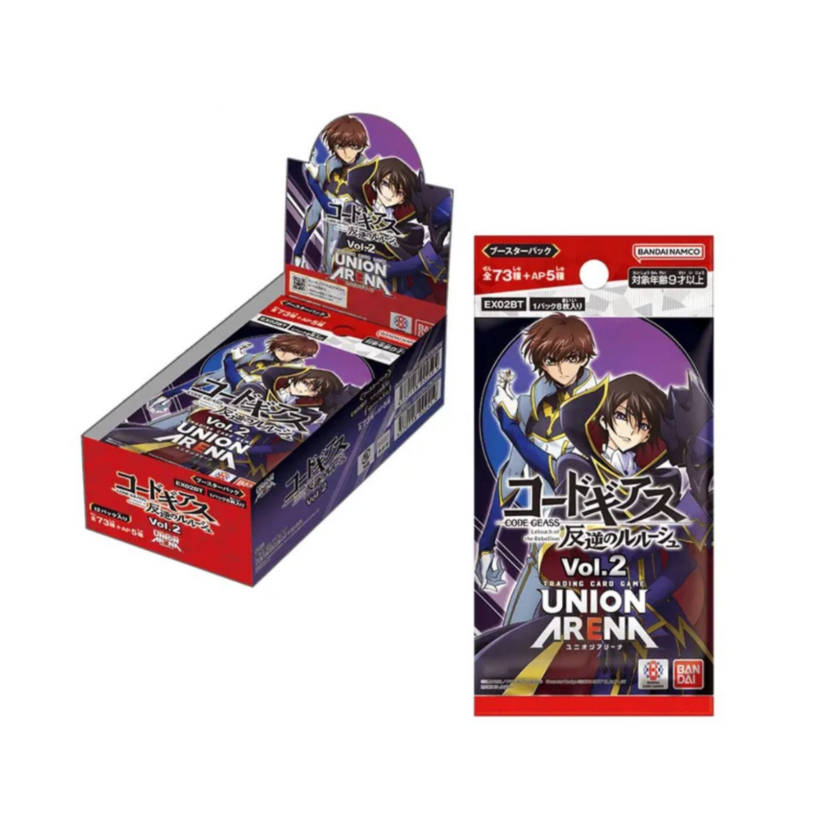 Union Arena TCG Booster "Code Geass Vol.2"-Booster Pack(Random)-Bandai Namco-Ace Cards & Collectibles