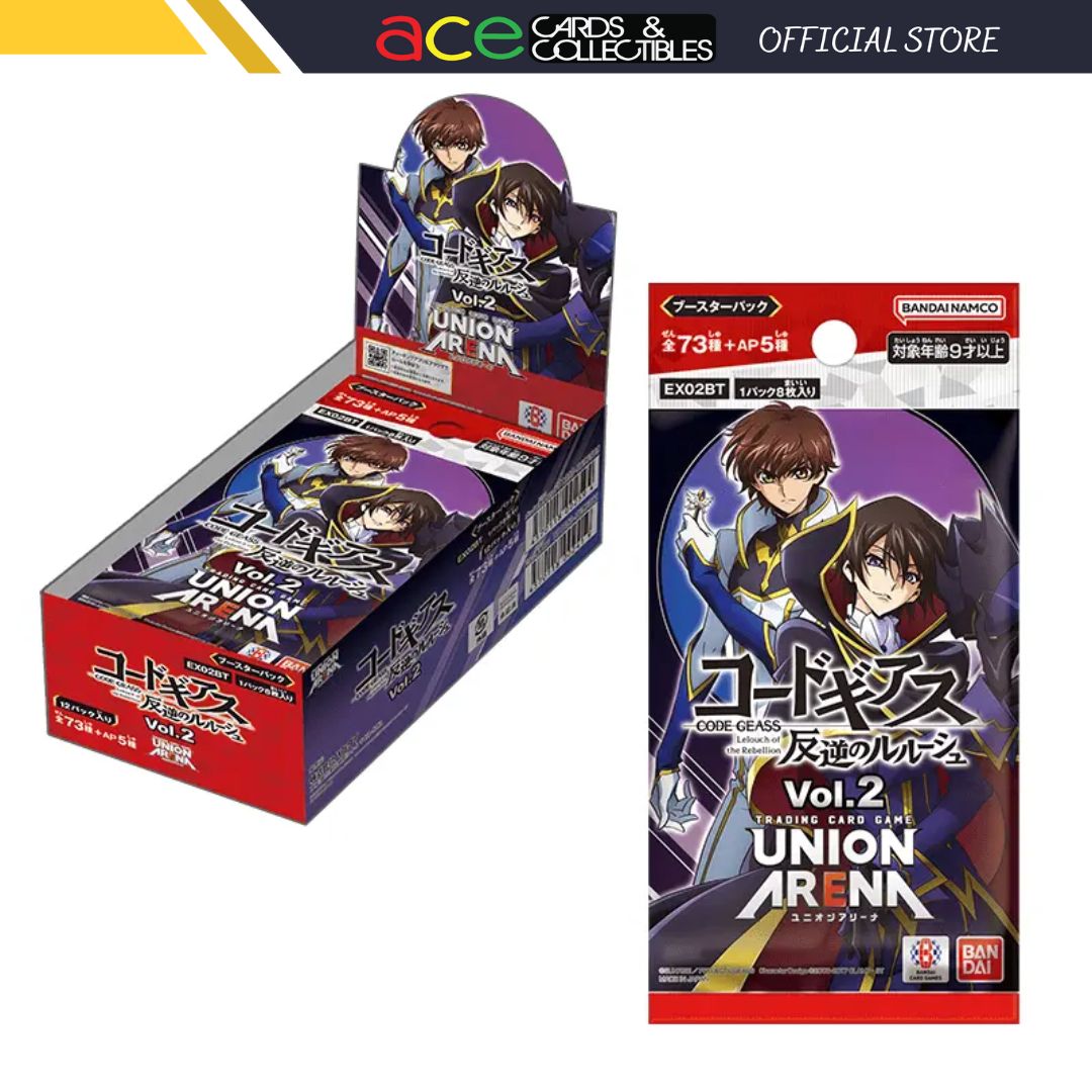 Union Arena TCG Booster "Code Geass Vol.2"-Booster Pack(Random)-Bandai Namco-Ace Cards & Collectibles