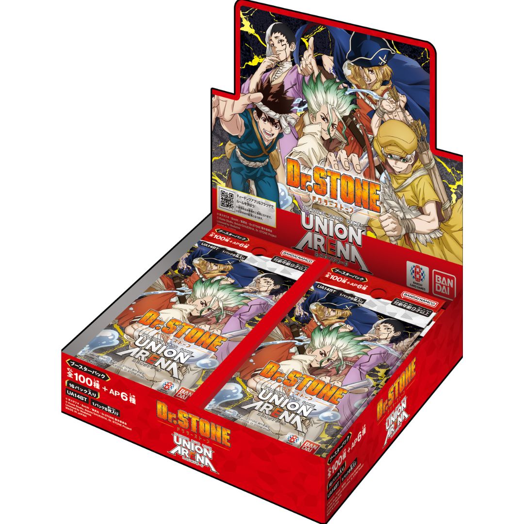 Union Arena TCG Booster &quot;Dr.Stone&quot;-Booster Box (16 packs)-Bandai Namco-Ace Cards &amp; Collectibles