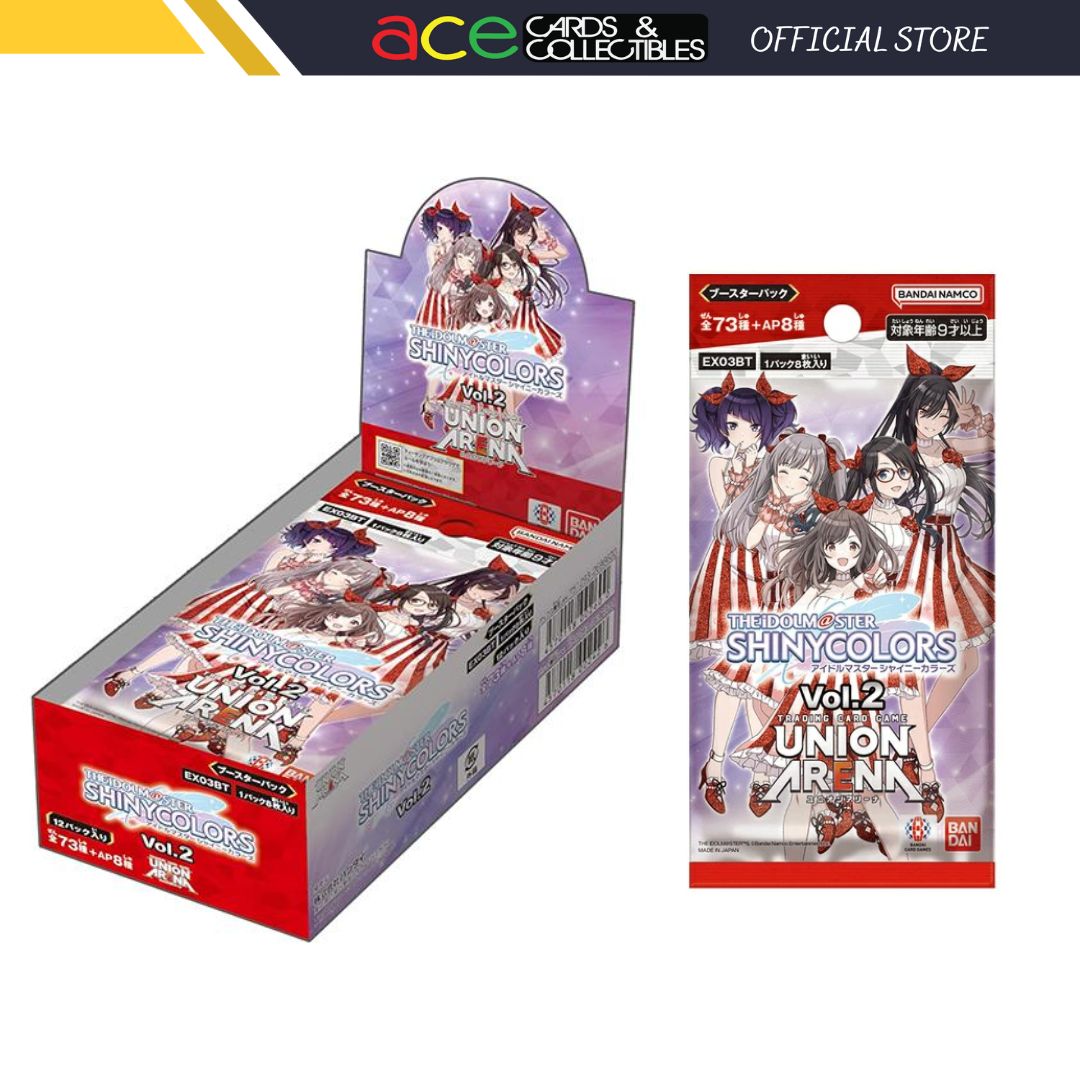 Union Arena TCG Booster &quot;Idolmaster Vol.2&quot;-Booster Pack-Bandai Namco-Ace Cards &amp; Collectibles