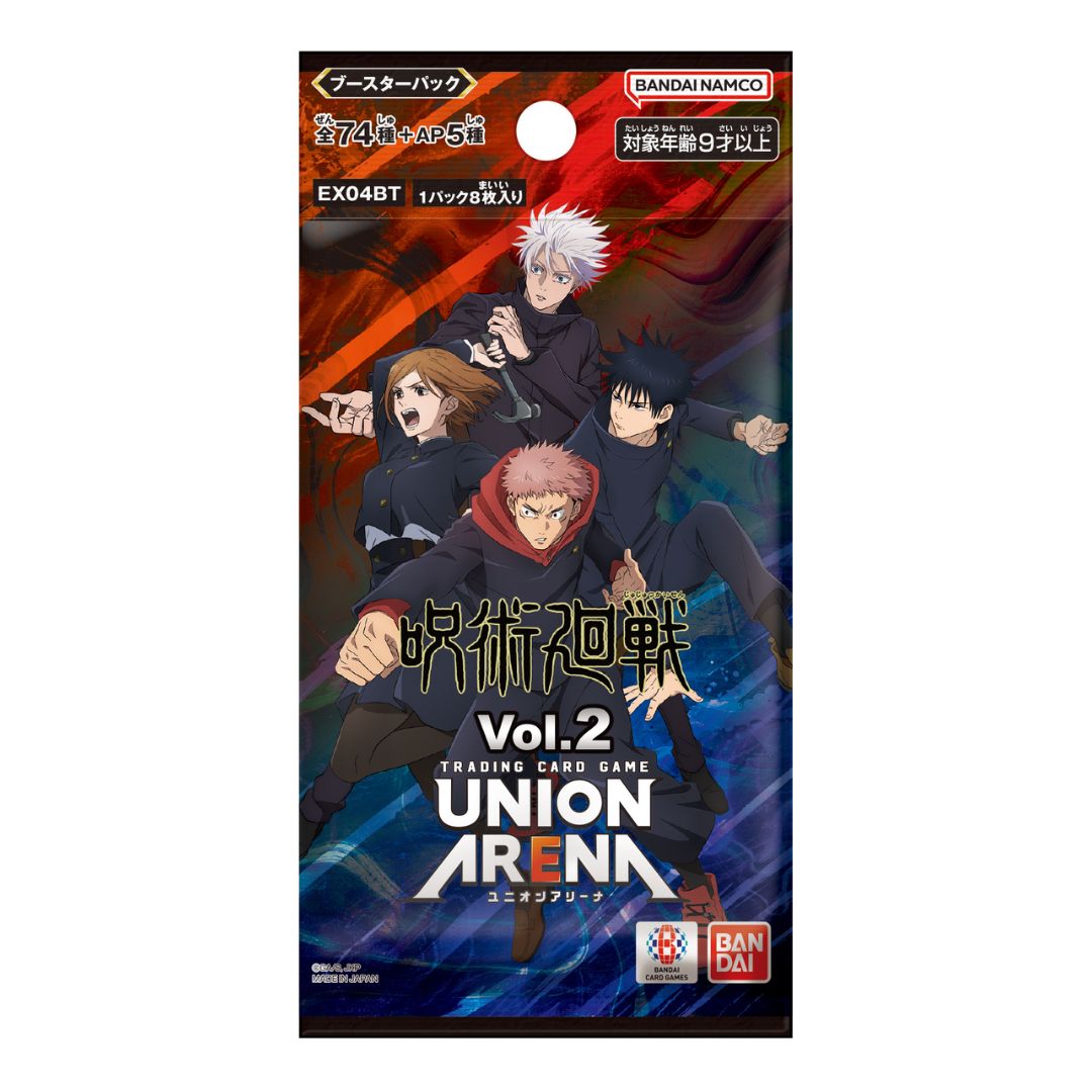 Union Arena TCG Booster &quot;Jujutsu Kaisen Vol.2&quot;-Booster Pack(Random)-Bandai Namco-Ace Cards &amp; Collectibles