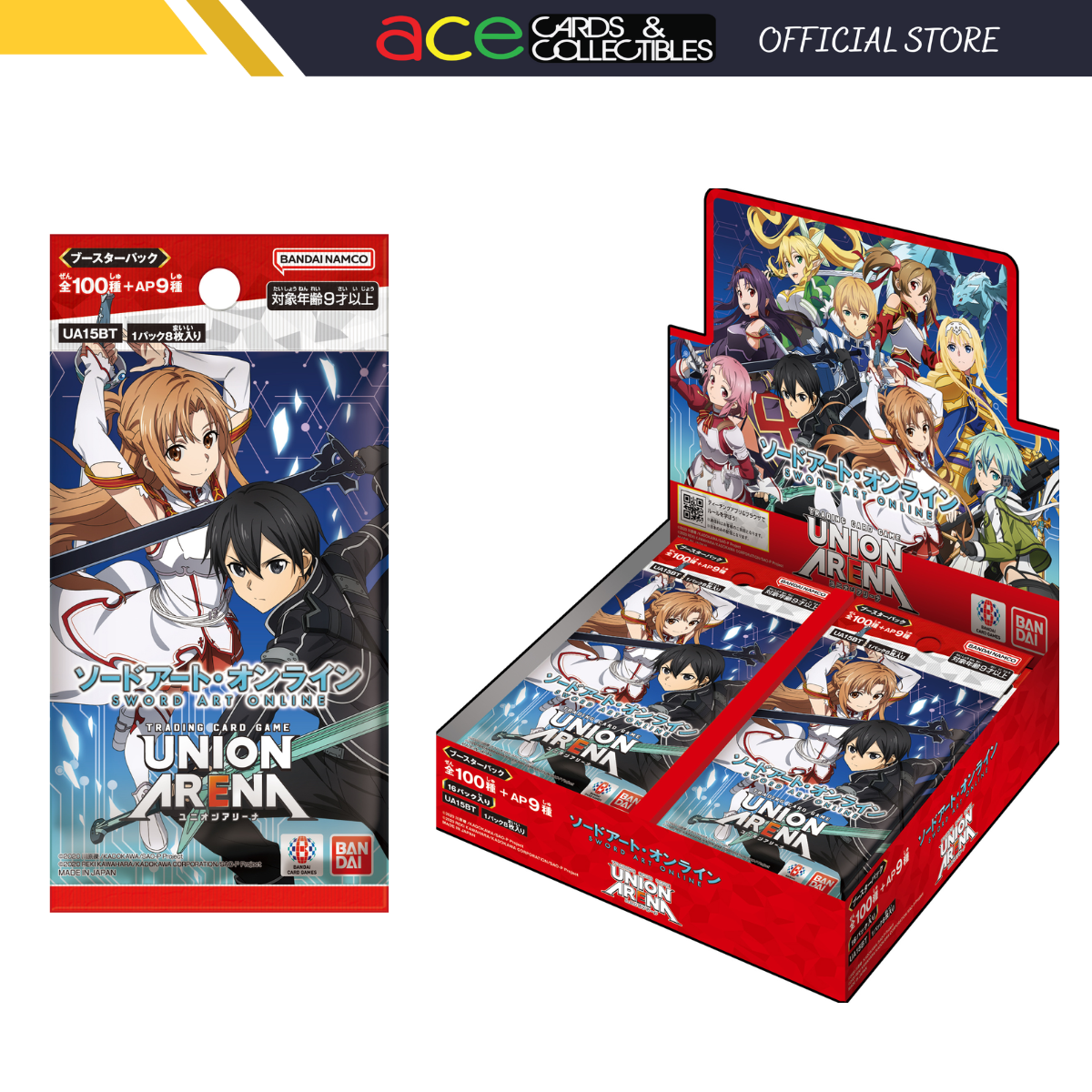 Union Arena TCG Booster "Sword Art Online!! Vol.1"-Booster Pack-Bandai Namco-Ace Cards & Collectibles