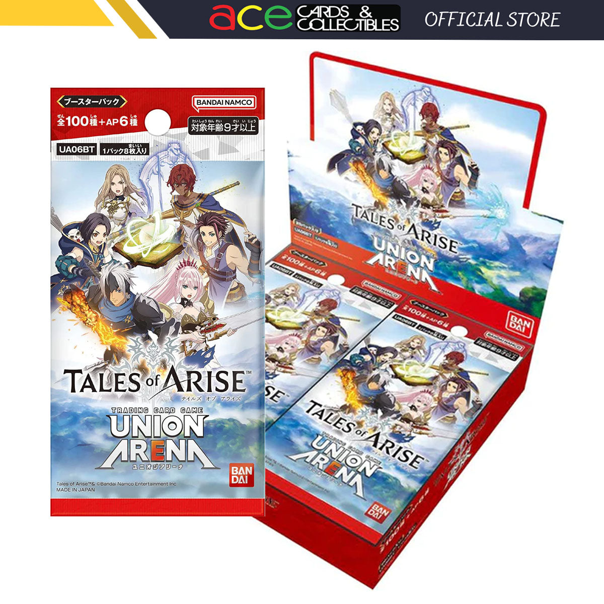 Union Arena TCG Booster &quot;Tales of Arise&quot;-Booster Pack-Bandai Namco-Ace Cards &amp; Collectibles