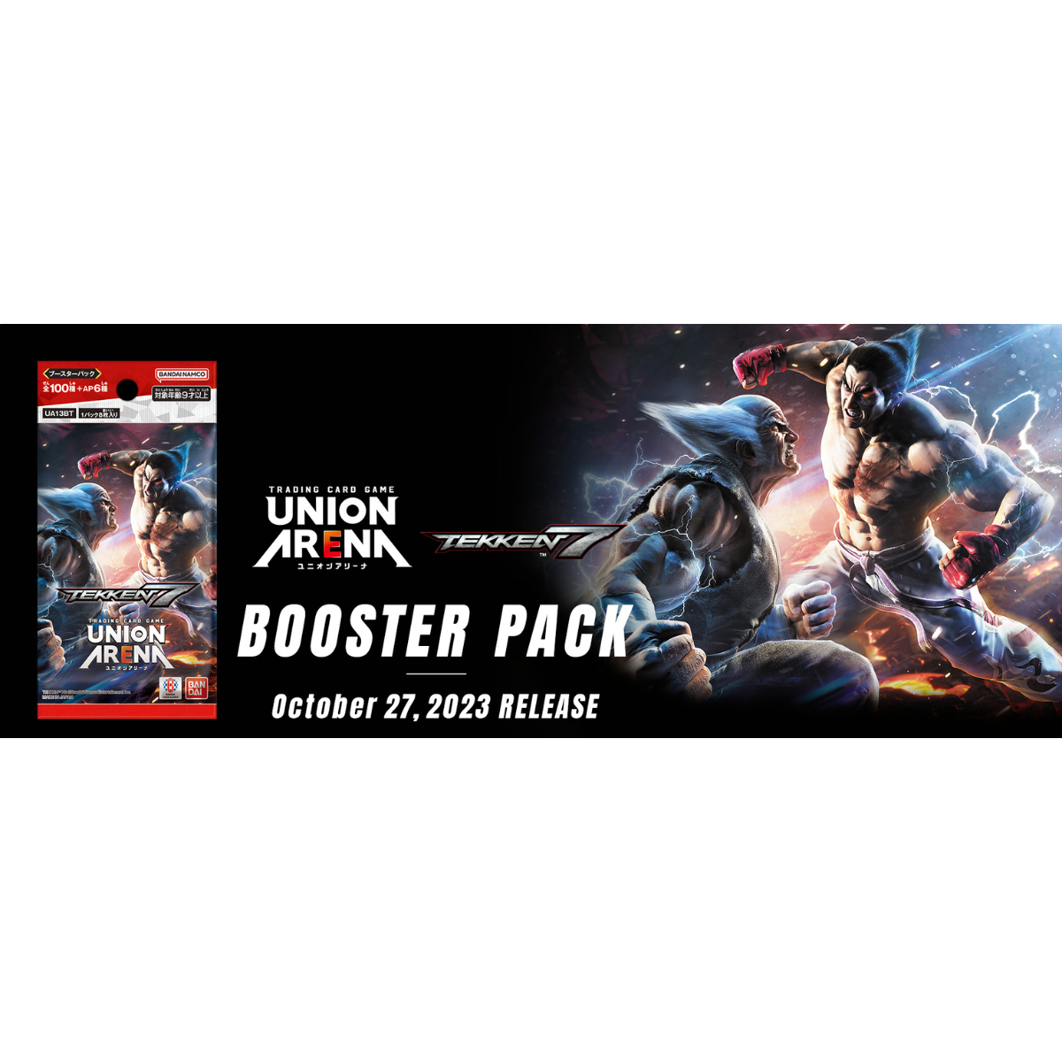 Union Arena TCG Booster &quot;Tekken 7&quot;-Booster Pack-Bandai Namco-Ace Cards &amp; Collectibles